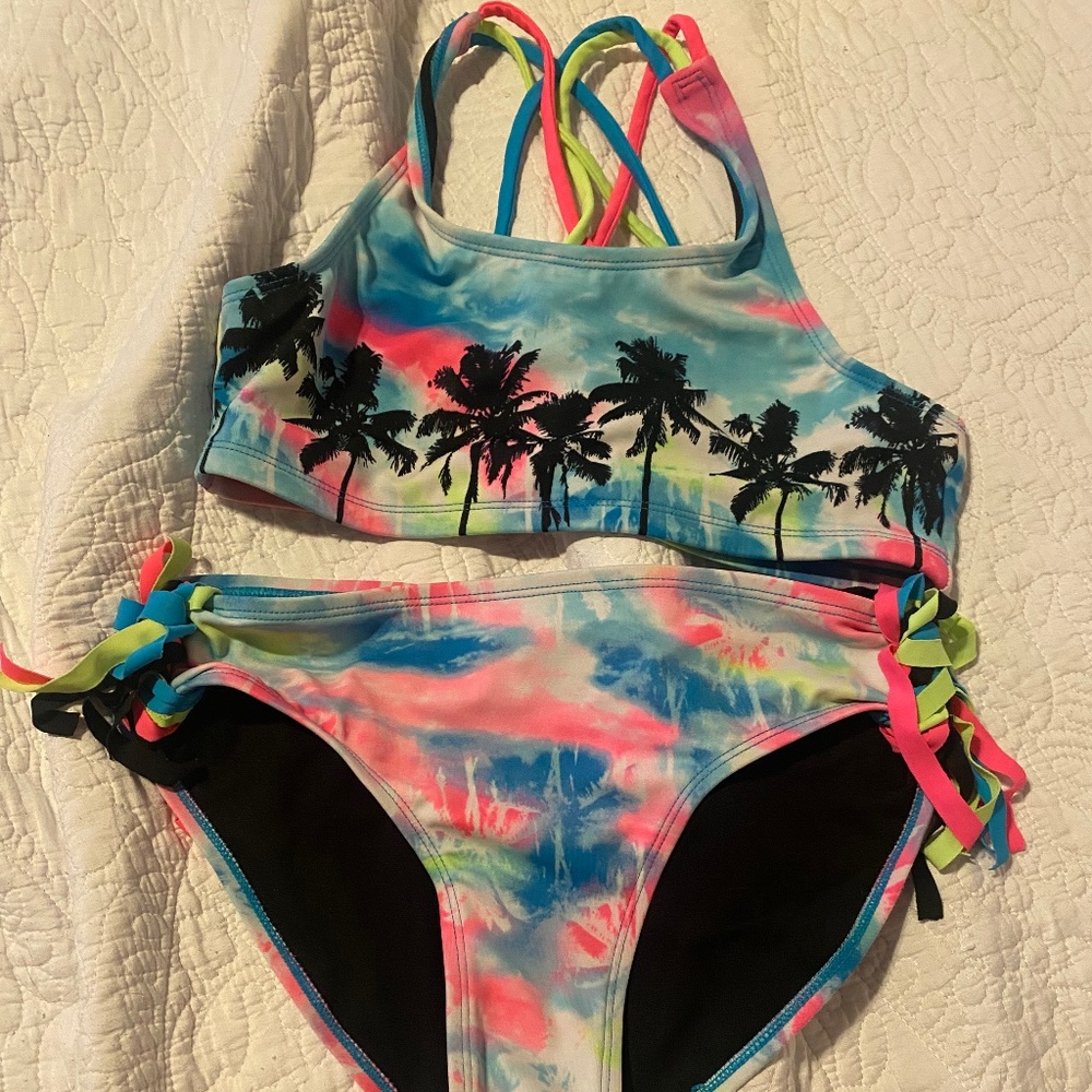 Justice swimsuit size 14